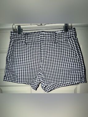 Black and White Gingham Shorts